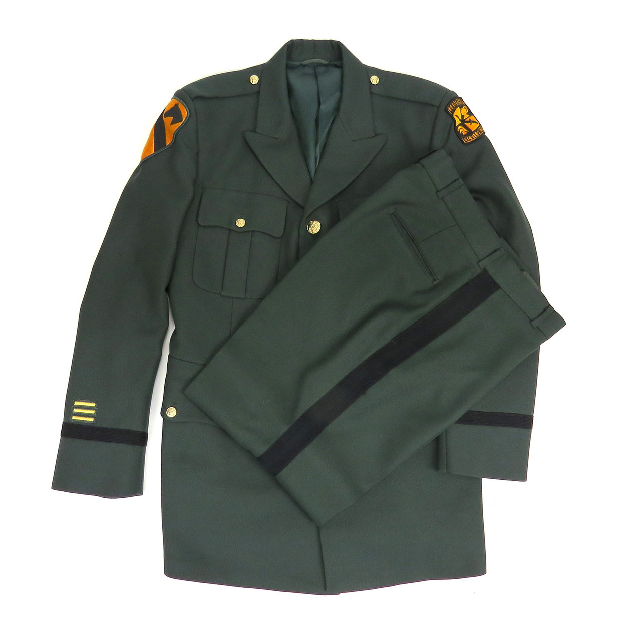 army green dress uniform